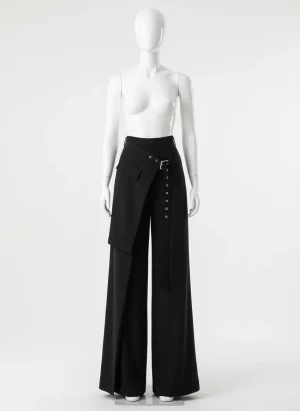 Pantalon jupe effet superposition ample moderne femme - Vue 1 - Pantalon jupe