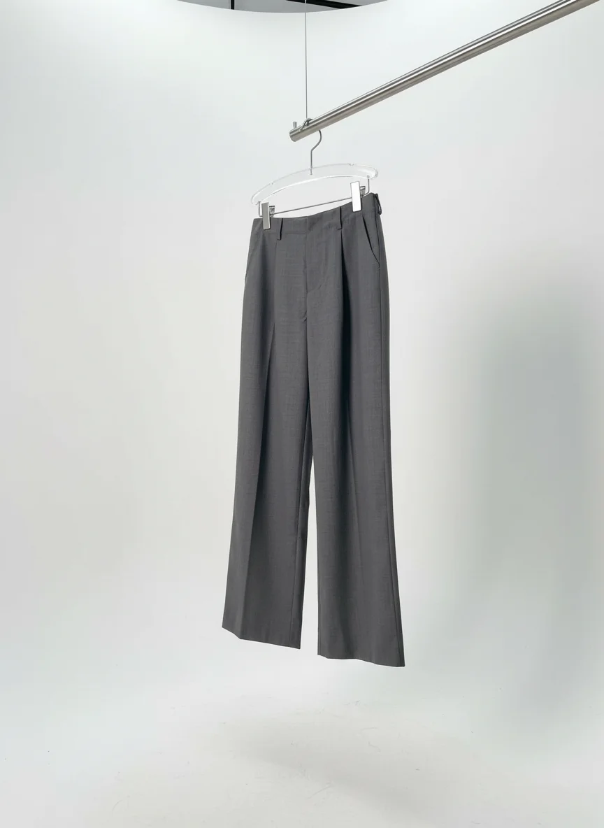 Pantalon jupe laine taille haute vintage élégant femme - Vue 7 - Pantalon jupe