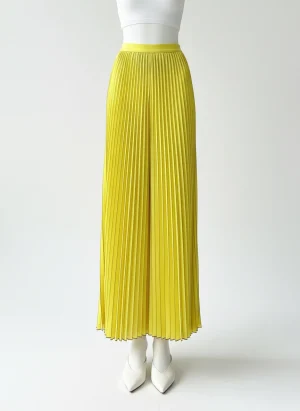 Pantalon jupe plissé fluide ample quotidien femme - Vue 1 - Pantalon jupe